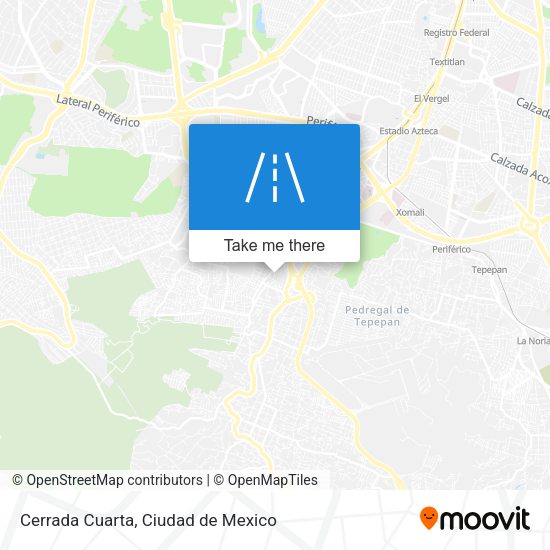 Cerrada Cuarta map