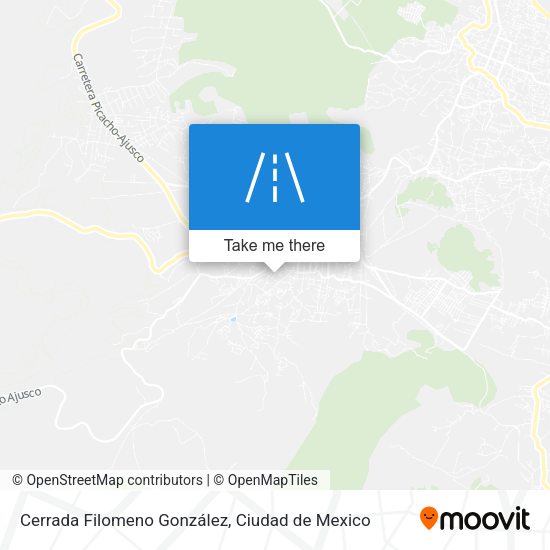 Cerrada Filomeno González map