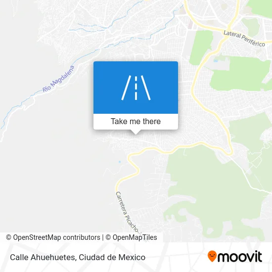 Calle Ahuehuetes map