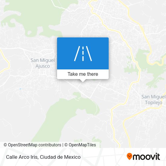 Mapa de Calle Arco Iris