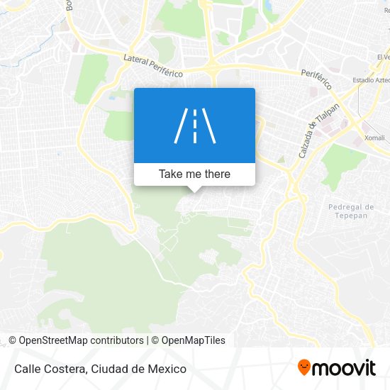 Calle Costera map