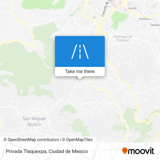 Privada Tlaquexpa map