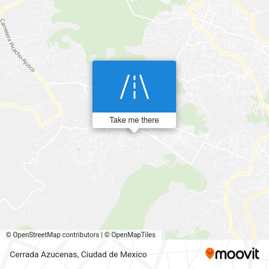 Mapa de Cerrada Azucenas
