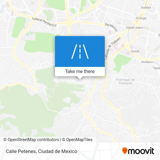 Calle Petenes map