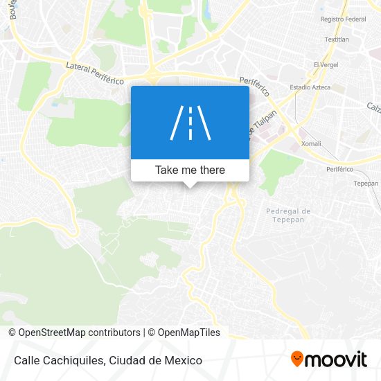 Calle Cachiquiles map