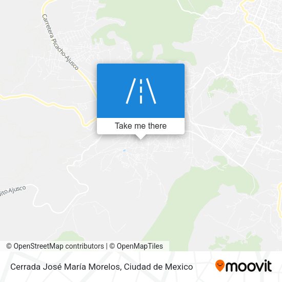 Mapa de Cerrada José María Morelos
