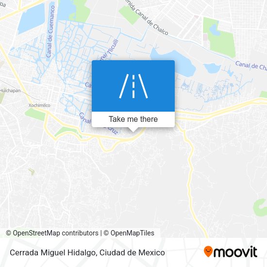 Mapa de Cerrada Miguel Hidalgo