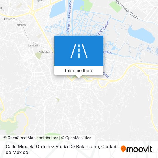 Calle Micaela Ordóñez Viuda De Balanzario map