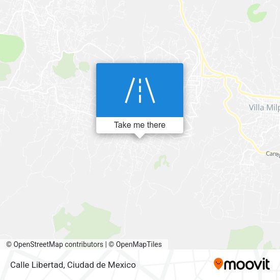 Calle Libertad map