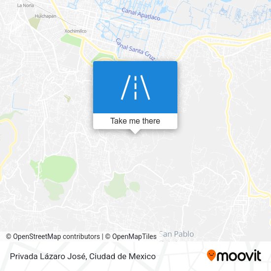 Mapa de Privada Lázaro José