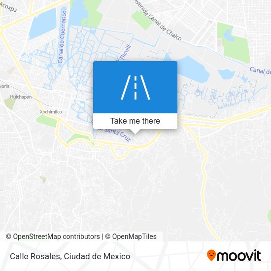 Mapa de Calle Rosales