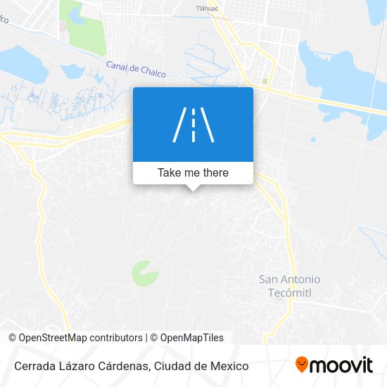 Cerrada Lázaro Cárdenas map