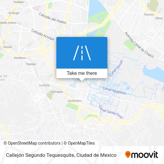 Callejón Segundo Tequesquite map
