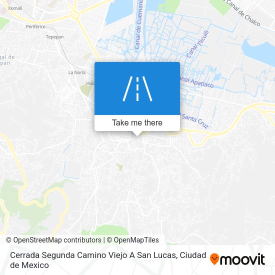 Mapa de Cerrada Segunda Camino Viejo A San Lucas
