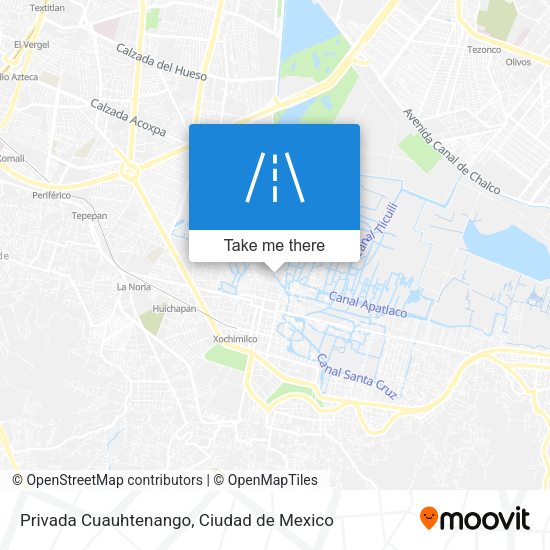 Mapa de Privada Cuauhtenango