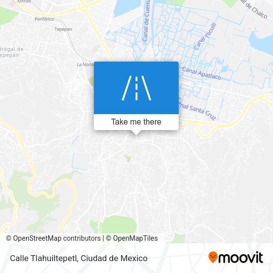 Calle Tlahuiltepetl map