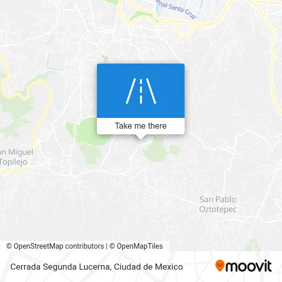 Cerrada Segunda Lucerna map