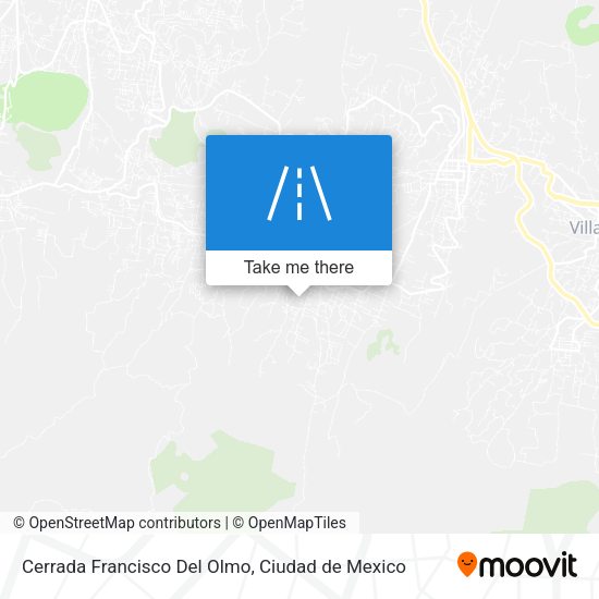 Mapa de Cerrada Francisco Del Olmo