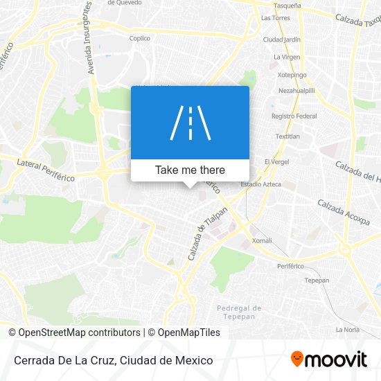 Mapa de Cerrada De La Cruz