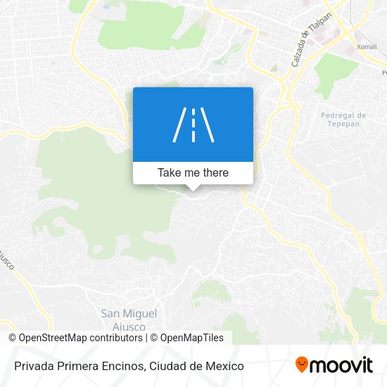 Mapa de Privada Primera Encinos