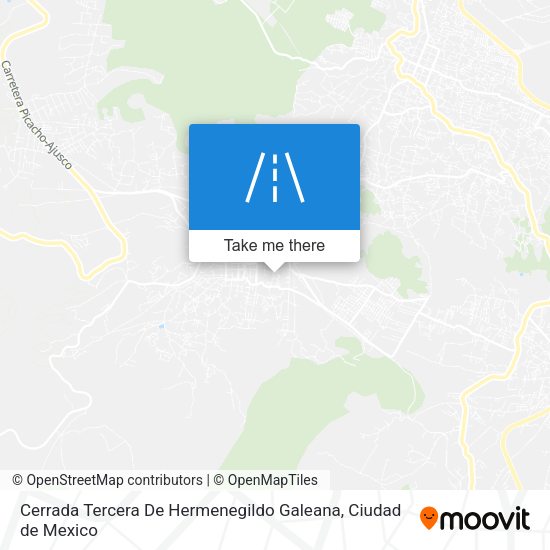 Cerrada Tercera De Hermenegildo Galeana map