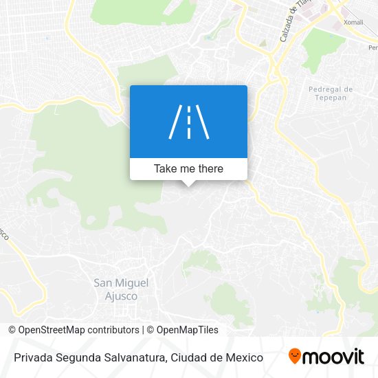 Privada Segunda Salvanatura map