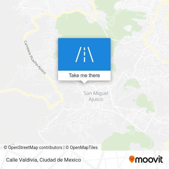 Calle Valdivia map