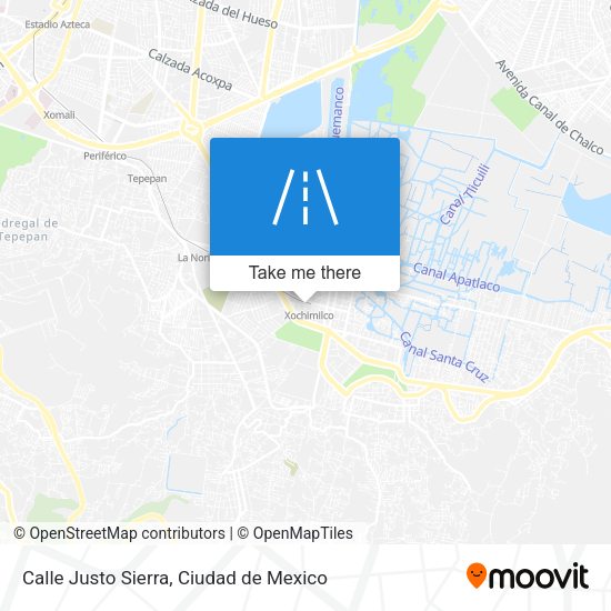Calle Justo Sierra map