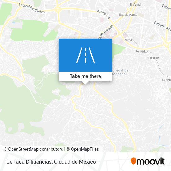 Cerrada Diligencias map