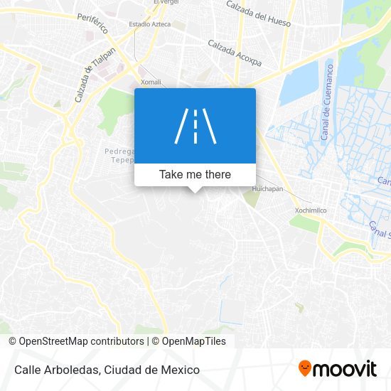 Calle Arboledas map