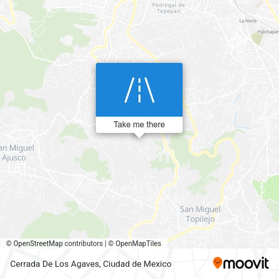Cerrada De Los Agaves map