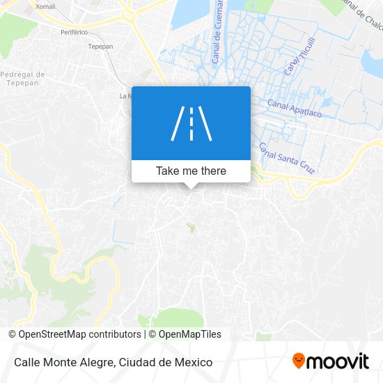Calle Monte Alegre map