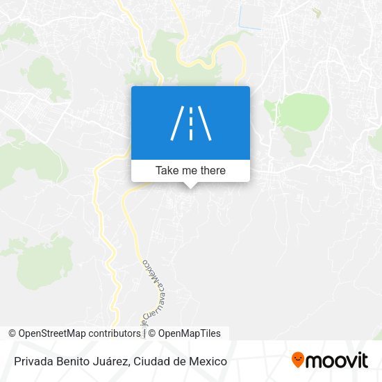 Privada Benito Juárez map