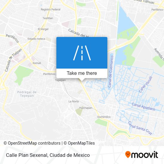 Calle Plan Sexenal map