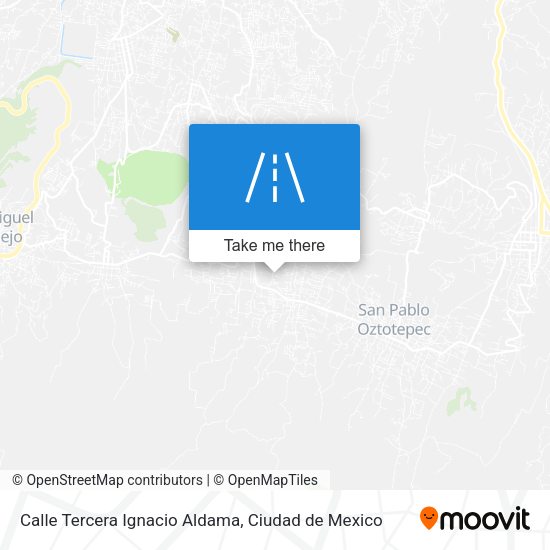 Mapa de Calle Tercera Ignacio Aldama