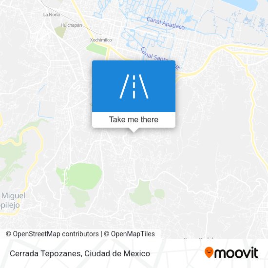 Cerrada Tepozanes map