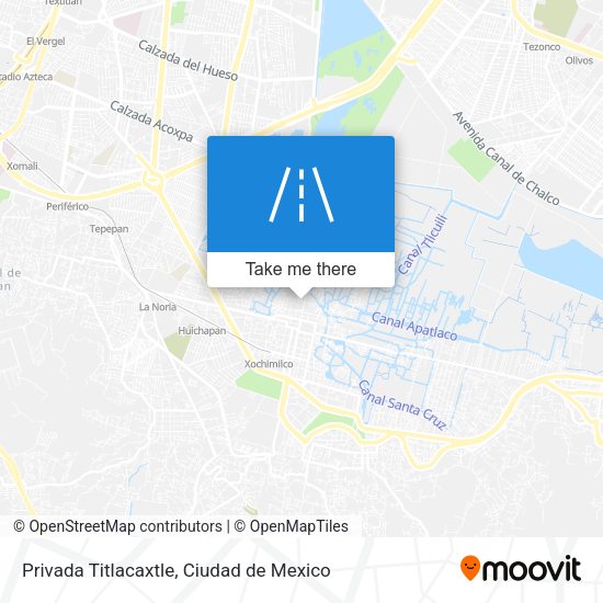 Privada Titlacaxtle map