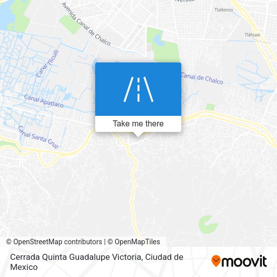 Cerrada Quinta Guadalupe Victoria map