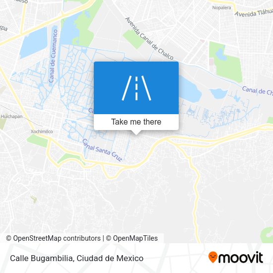 Calle Bugambilia map