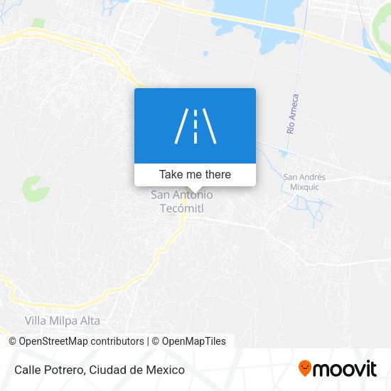 Calle Potrero map
