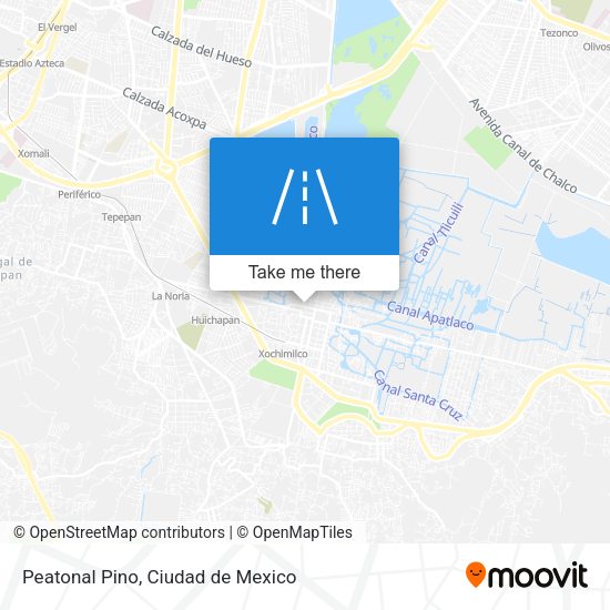 Peatonal Pino map
