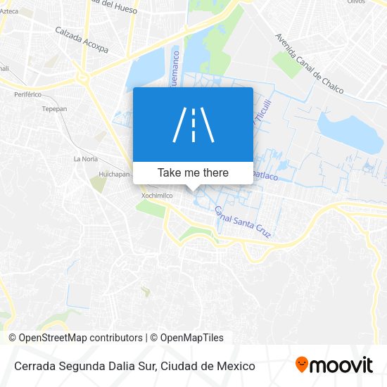 Cerrada Segunda Dalia Sur map