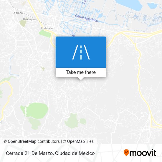 Mapa de Cerrada 21 De Marzo