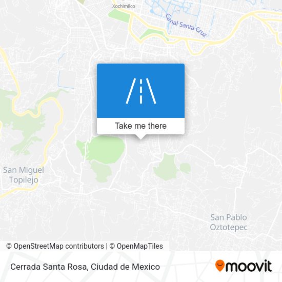 Mapa de Cerrada Santa Rosa