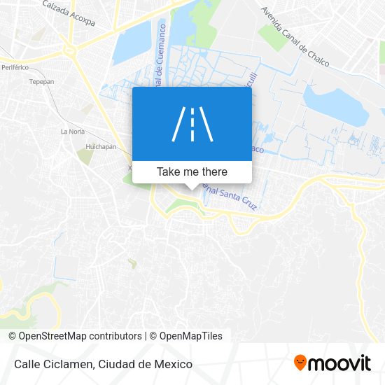 Mapa de Calle Ciclamen