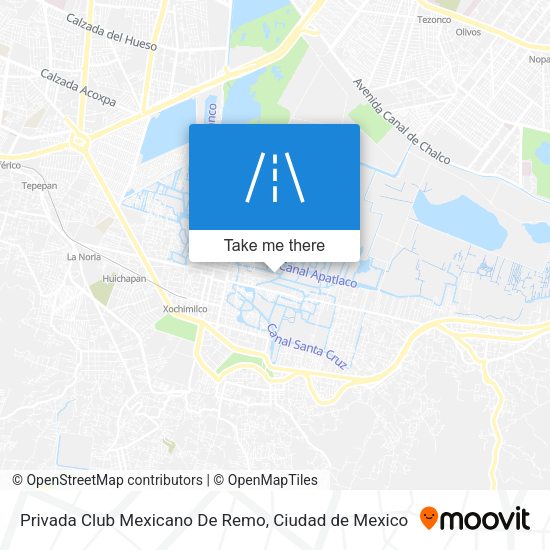 Mapa de Privada Club Mexicano De Remo