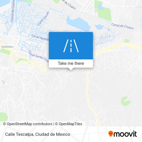 Calle Texcalpa map