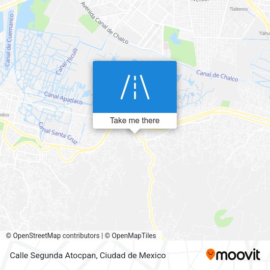 Calle Segunda Atocpan map