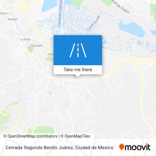 Mapa de Cerrada Segunda Benito Juárez