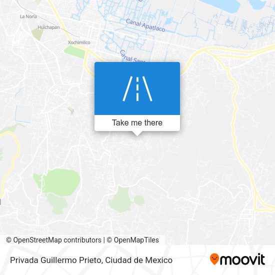 Privada Guillermo Prieto map